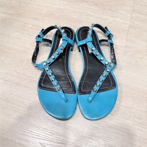Balenciaga blue Studded Women's Sandals